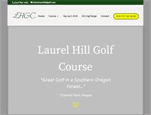 Tablet Screenshot of laurelhillgolf.com